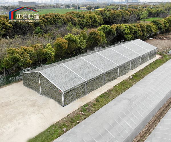 大型迷彩倉儲(chǔ)篷房